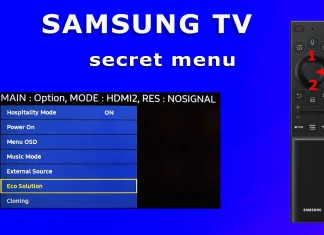 Přístup k servisní nabídce pomocí dálkového ovladače Smart Remote