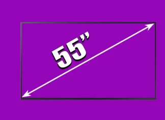 Jak široká je 55palcová televize: Rozměry 55palcové televize